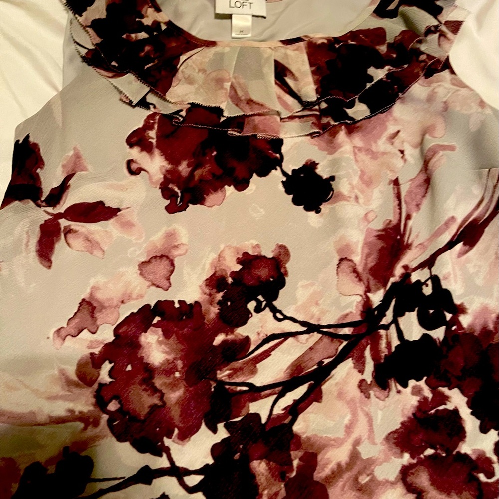 Ann Taylor Sleeveless Dress Shirt